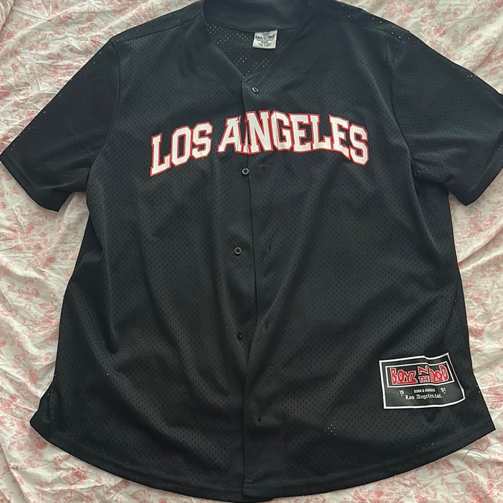 Hybrid Apparel Black Los Angeles Jersey Shirt